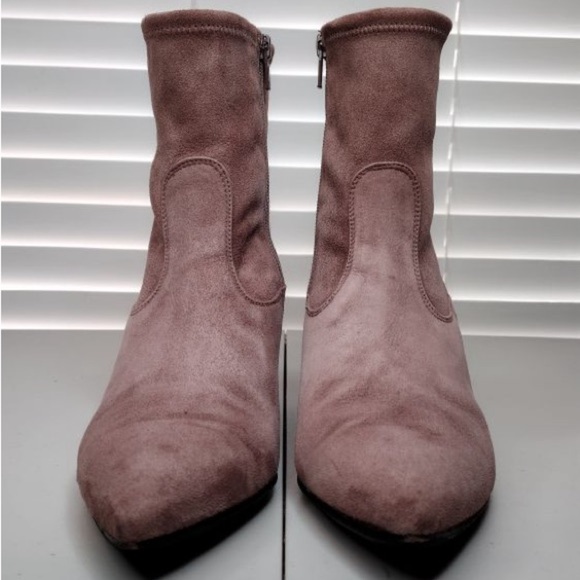 Le Pepe Suede Leather Sz 10 Block Heel Ankle-Boots - Picture 6 of 15